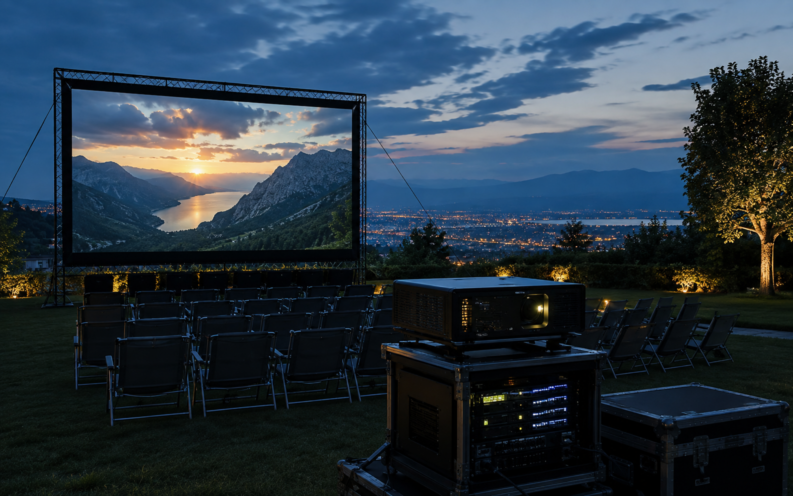 Outdoor Cinema Equipment application reference