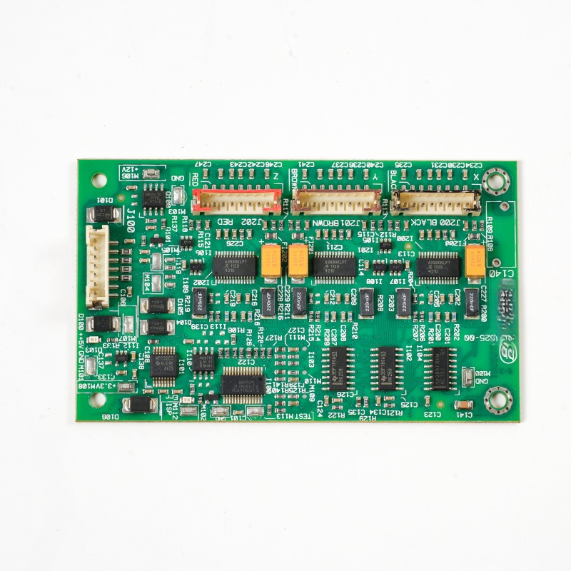 Barco B-Series Lamp Information Board for digital cinema projector maintenance and replacement.