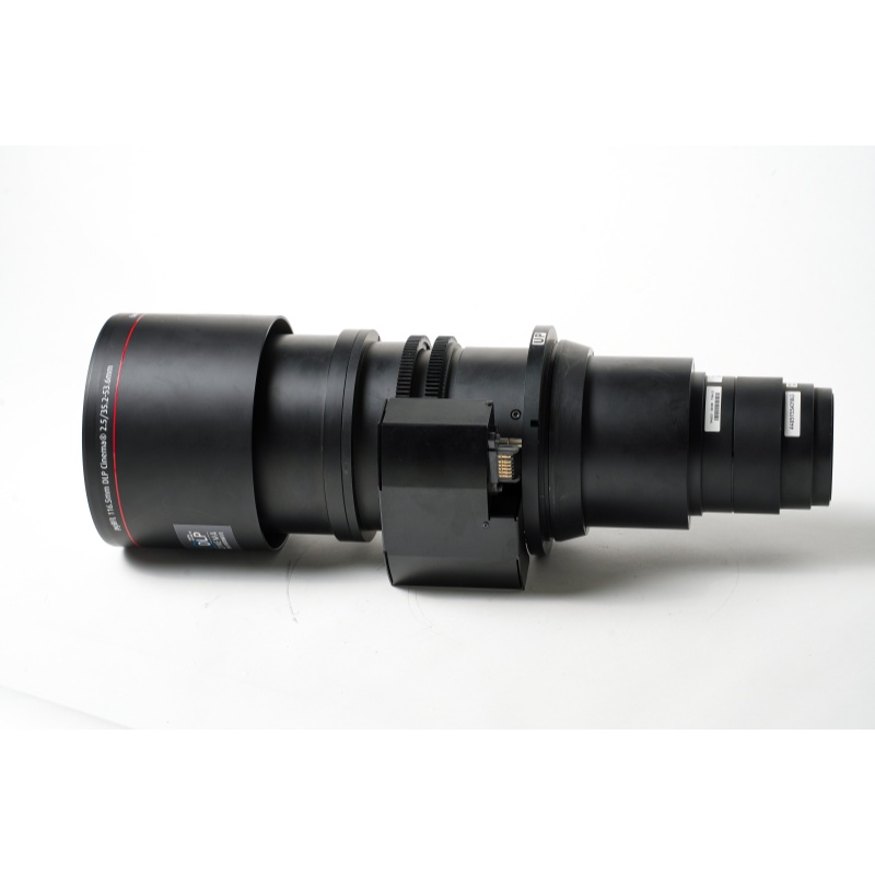 Barco B-Series Zoom Lens for digital cinema projector maintenance and replacement.