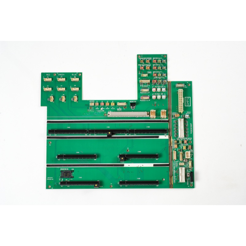 Barco C/B/CLP/BLP Signal Backplane Board for digital cinema projector maintenance and replacement.