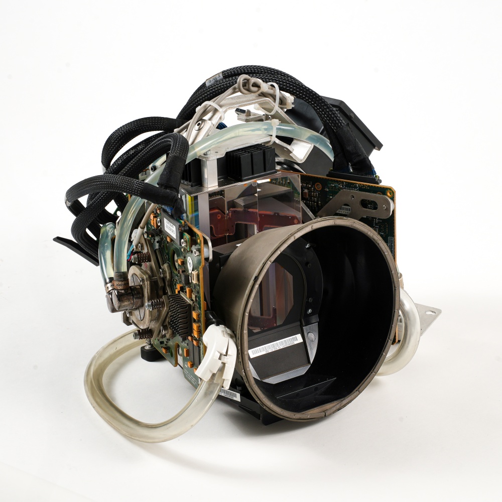 Light-engine optical module for Christie CP2220 and CP2230 cinema projectors.